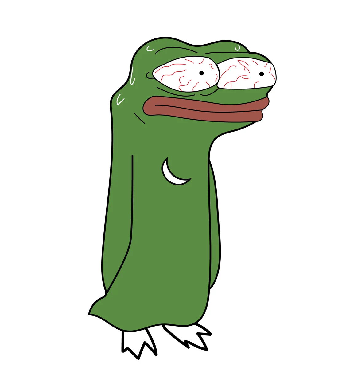 Original red-eyed green smolting character from Inversebrah’s request